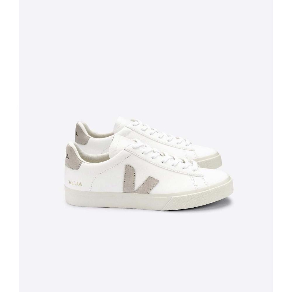 Veja CAMPO CHROMEFREE Low Tops Sneakers Férfi White/Beige | HU 203KOR